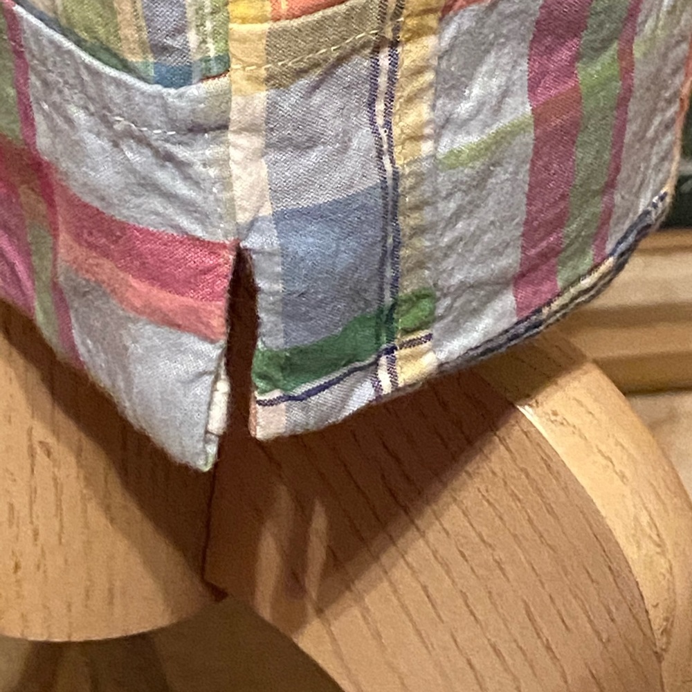 NWOT “Brooks Brothers” Plaid pant Side zip Sze14 - Picture 4 of 6
